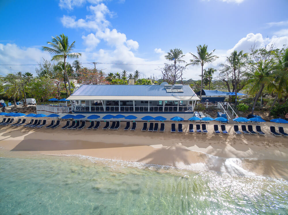 Royal Westmoreland beach club at Mullins